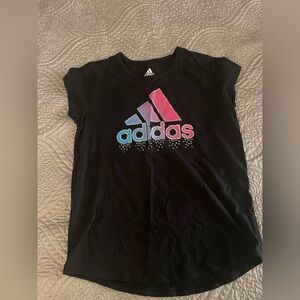 Adidas Black Athletic T-Shirt Size Medium 10/12
